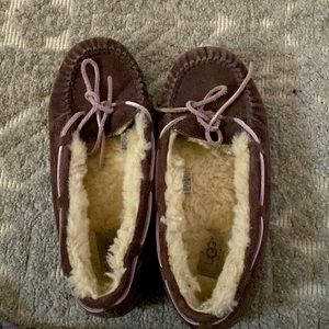 Ugg slippers brown size 9
